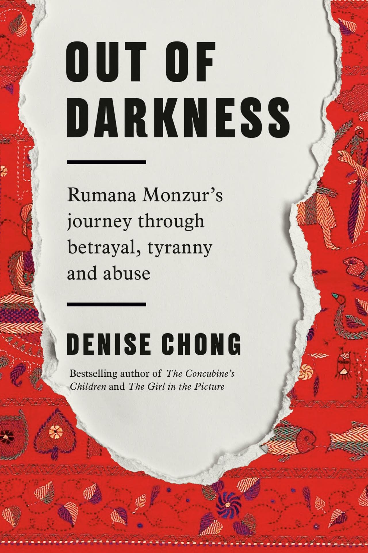 Book cover: Out of Darkness by Denise Chong